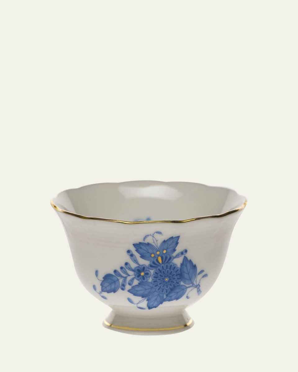 Chinese Bouquet Blue Open Sugar Bowl
